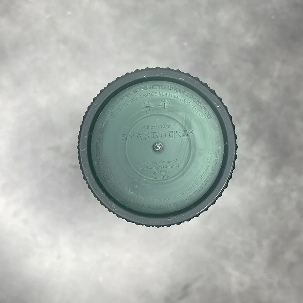 Starbucks Dark Green Jelly Studded Tumbler 24oz Venti